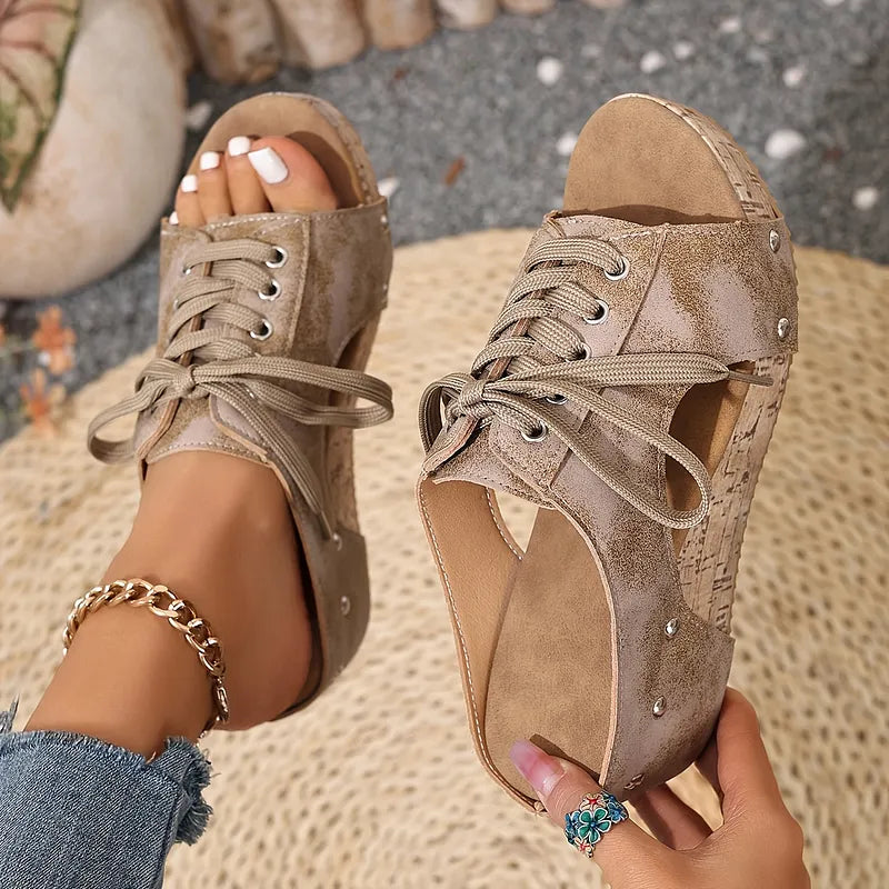 Nadiu - Comfortable Summer Wedge Slippers
