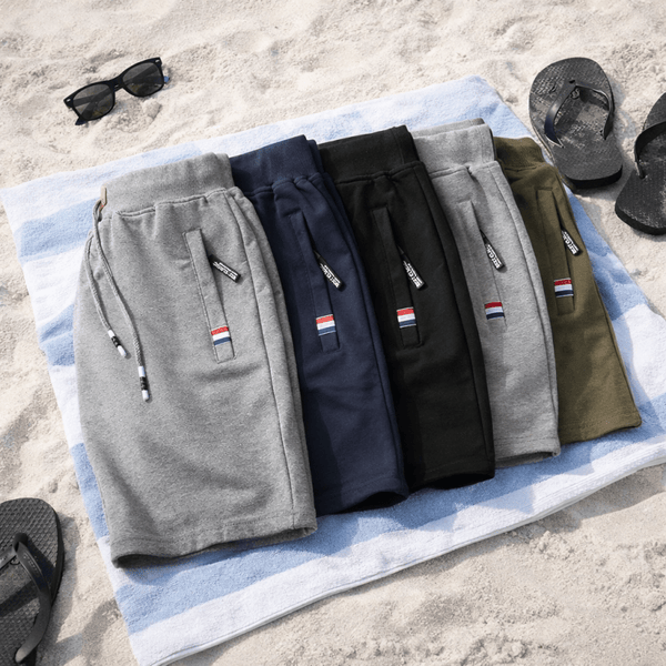 Hary - Cotton Shorts With Zipper Pockets