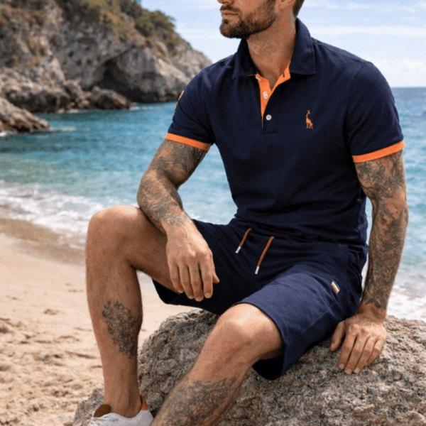Hary - Cotton Shorts With Zipper Pockets