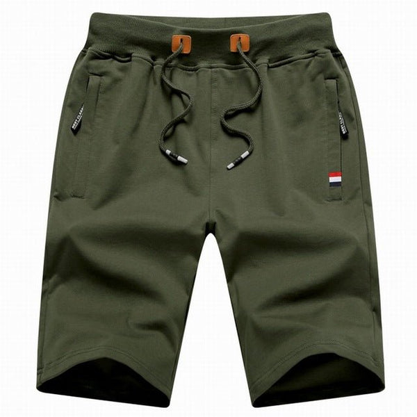 Hary - Cotton Shorts With Zipper Pockets