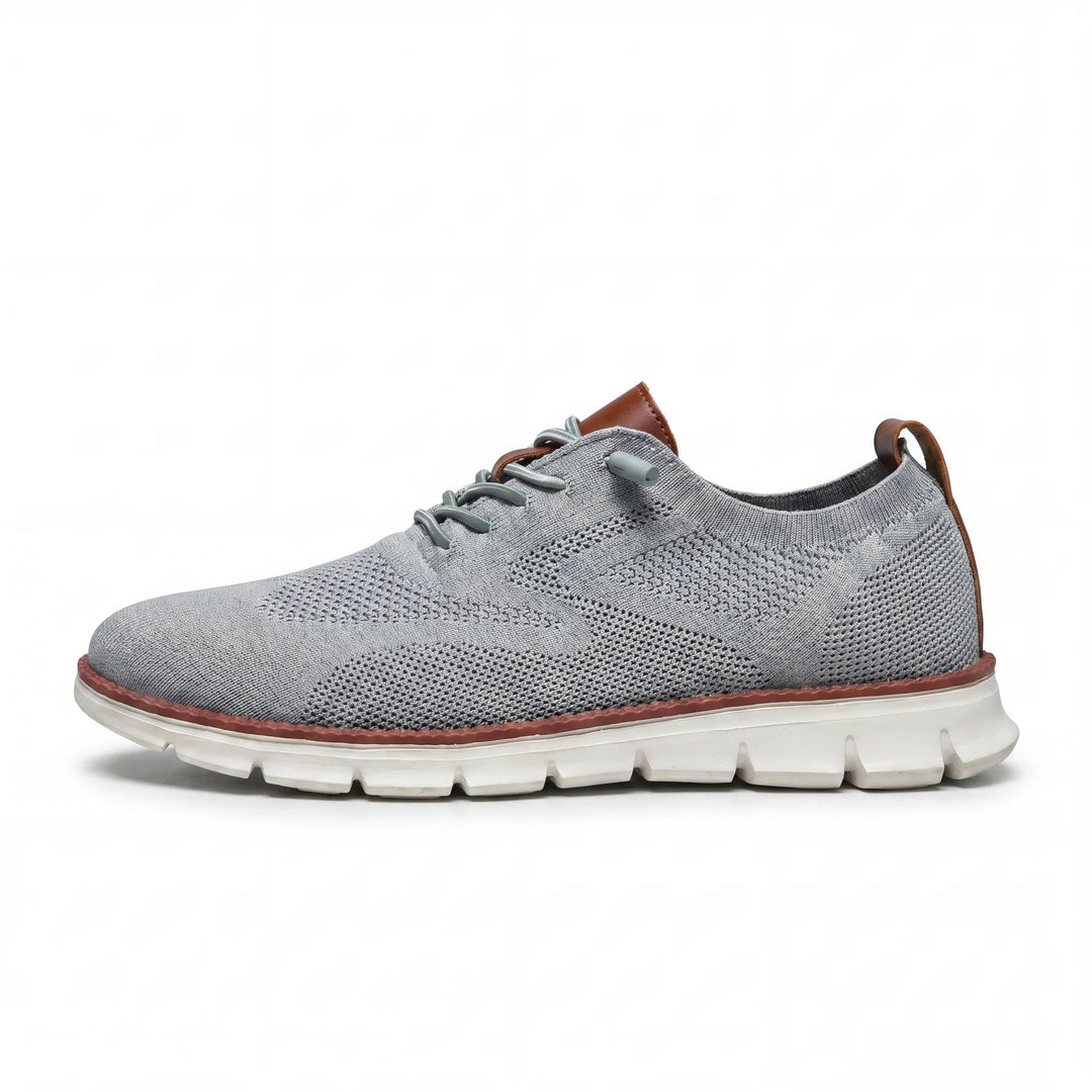 Pulsepeak - Sneakers With Knit Upper and Lace-Up Closure