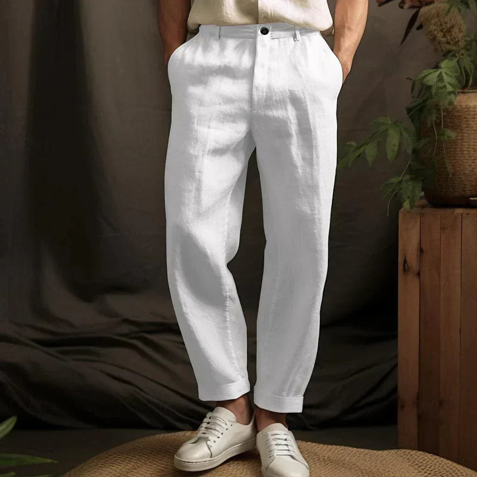 Derik - Linen Summer Trousers