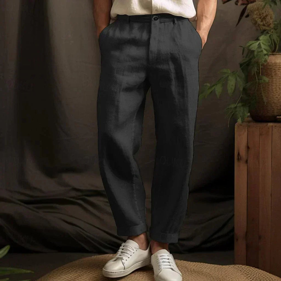 Derik - Linen Summer Trousers