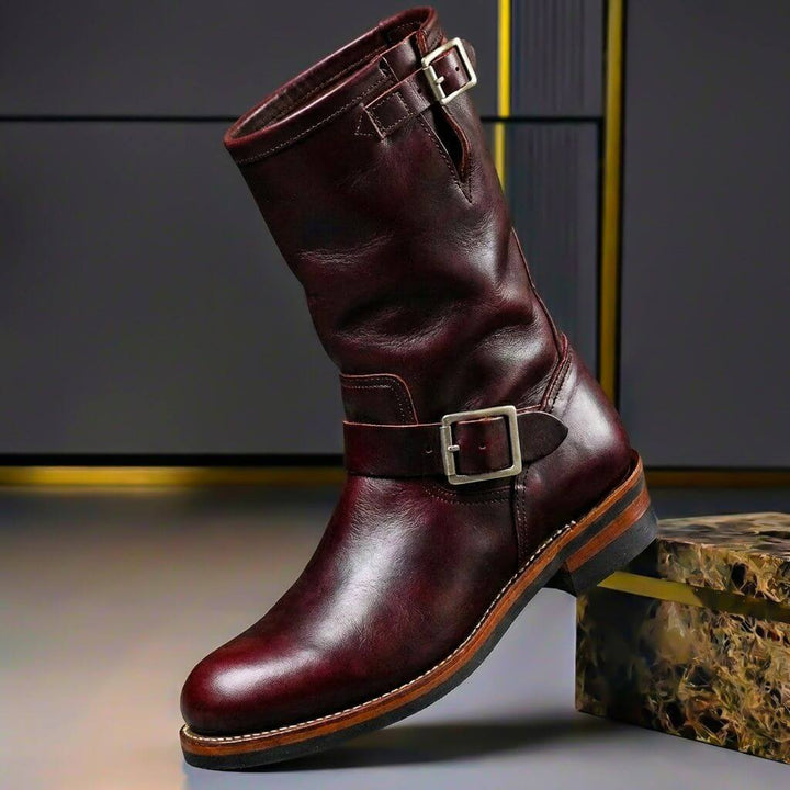 Rosea - Vintage Leather Ankle Boots