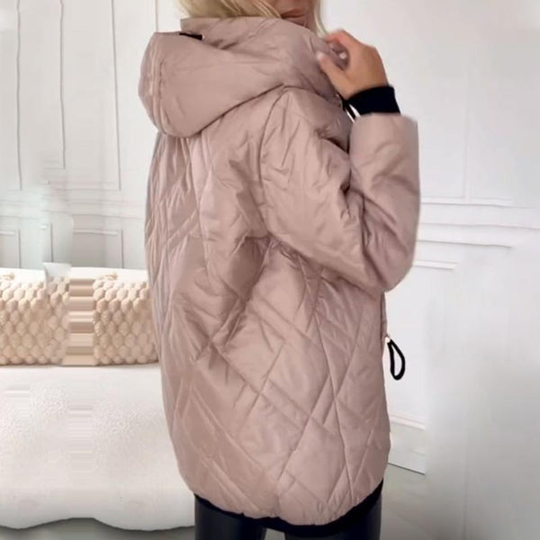 Clarette - Winter Zipper Jacket With Hood