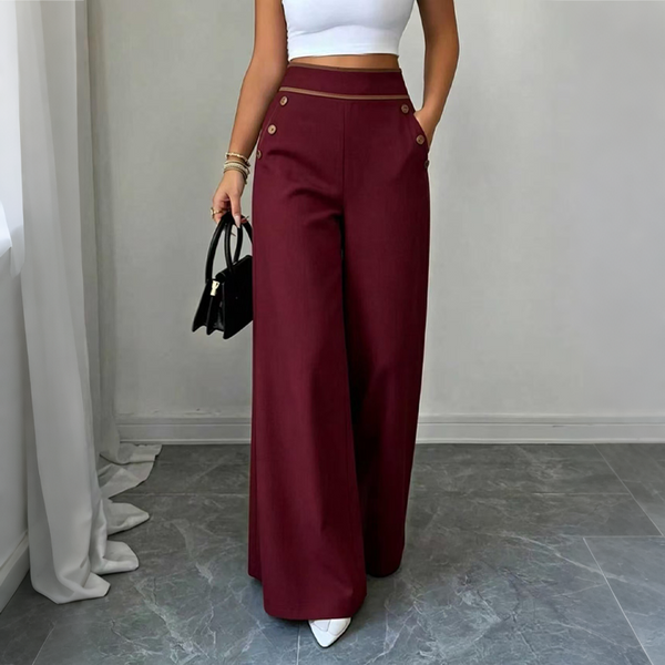 Viktorana - High Waisted Wide Leg Pant