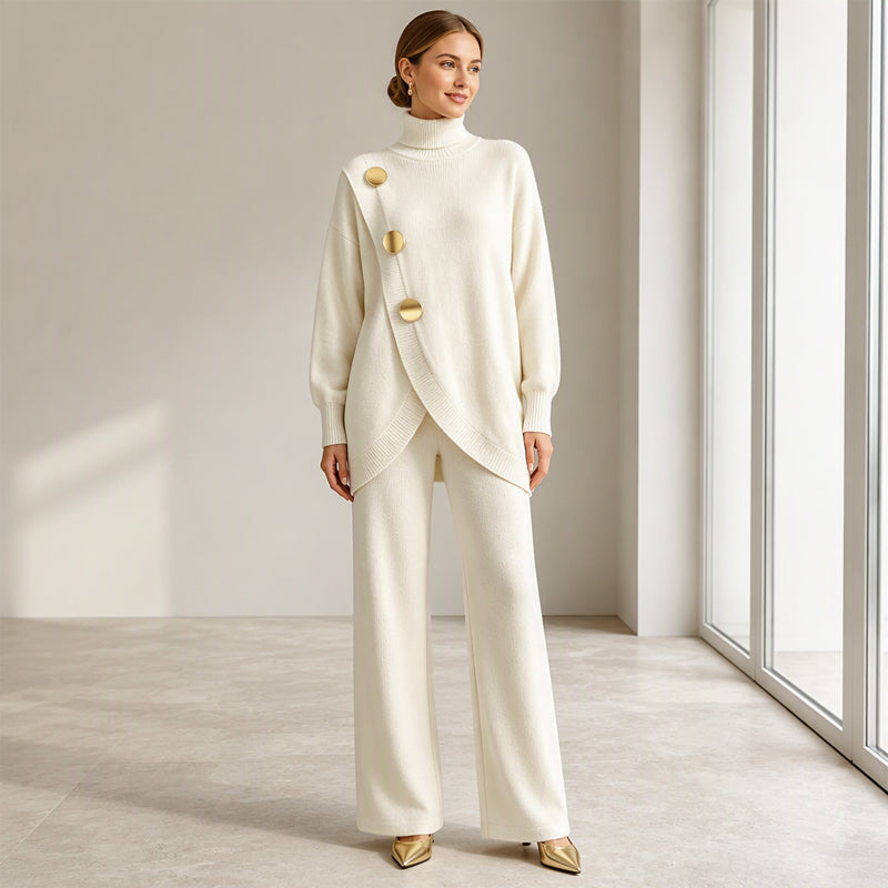 Raffavene - Elegant Knitted Two-Piece Set