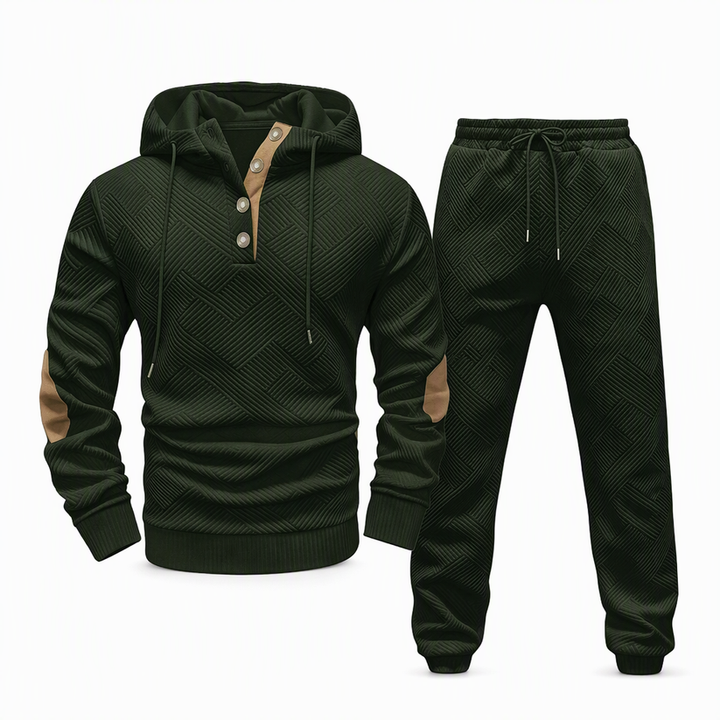 Raimena - Two Piece Jacquard Tracksuit Set