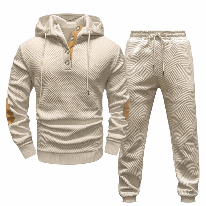 Raimena - Two Piece Jacquard Tracksuit Set