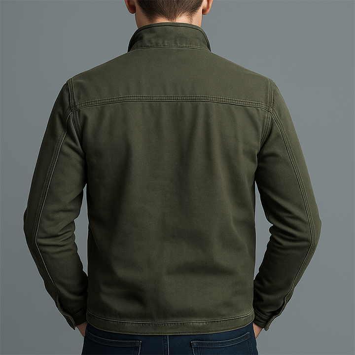 Costanza - Elegant Denim Zipper Jacket